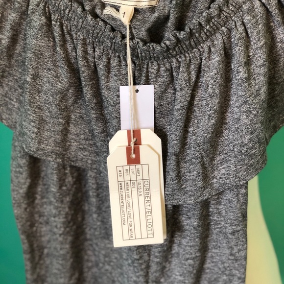 Current/Elliot Ruffled Off-the-shoulder top - Picture 6 of 8